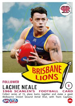 2024 AFL TeamCoach - Scanlens Die Cut #8 Lachie Neale Front
